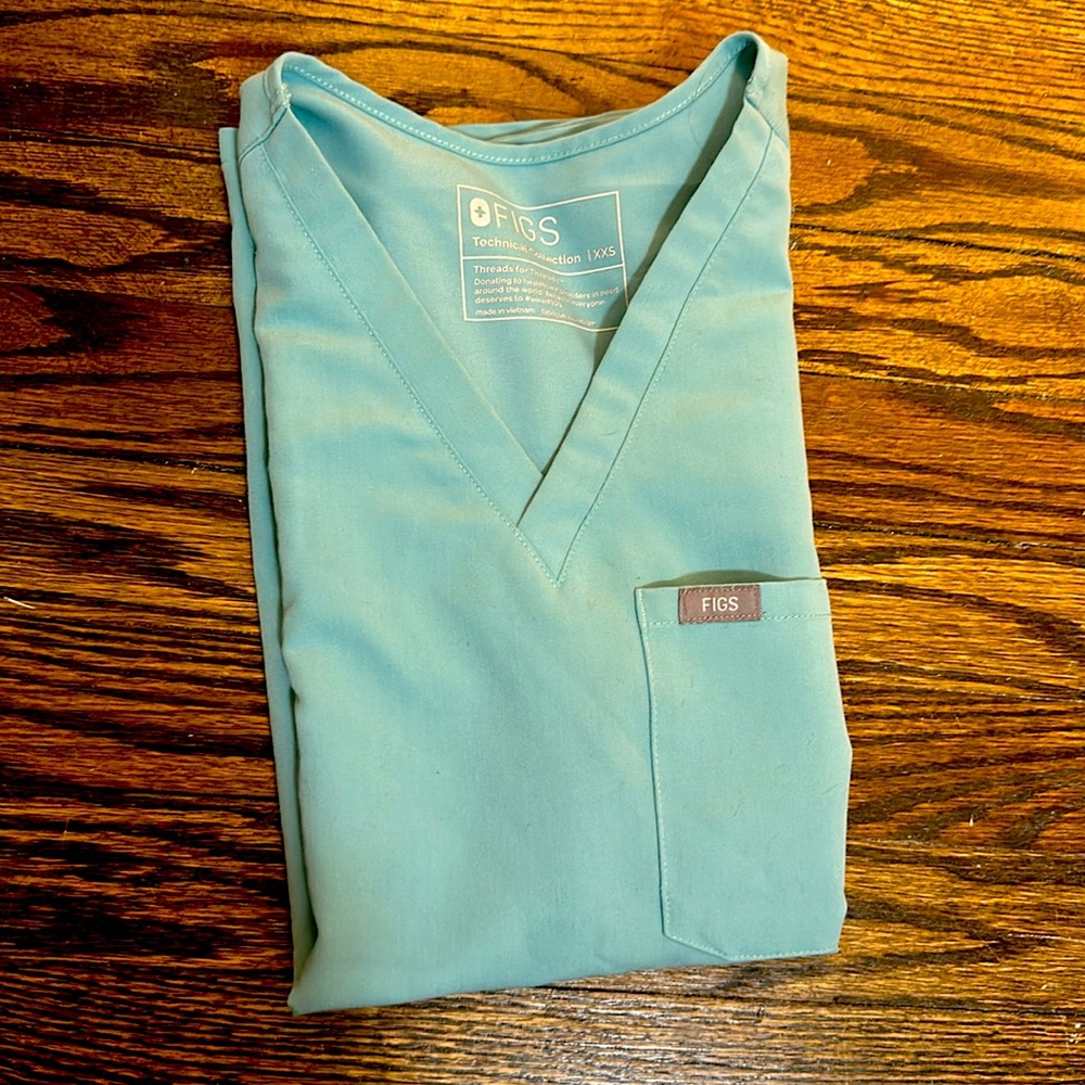 FIGS Seaglass Catarina Top - XXS